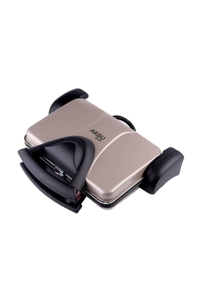 Aksu T22e Gusto Granit 1800W Izgara ve Tost Makinesi Krem