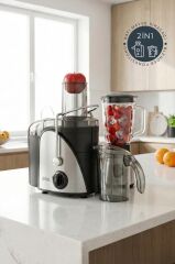 Sinbo SJ-3195 Katı Meyve Sıkacağı Blender Seti