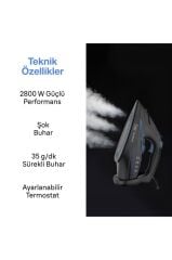 Fakir Flexsteam Buharlı Ütü Lacivert