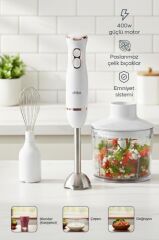 Sinbo SHB-7530 Çok Fonksiyonlu El Blender Seti – Doğrayıcı & Çırpıcı Aparatlı Rose Gold