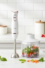 Sinbo SHB-7530 Çok Fonksiyonlu El Blender Seti – Doğrayıcı & Çırpıcı Aparatlı Rose Gold