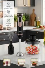 Sinbo SHB-7529 Çok Fonksiyonlu El Blender Seti – Doğrayıcı & Çırpıcı Aparatlı