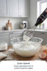 Sinbo SHB-7529 Çok Fonksiyonlu El Blender Seti – Doğrayıcı & Çırpıcı Aparatlı