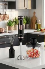 Sinbo SHB-7529 Çok Fonksiyonlu El Blender Seti – Doğrayıcı & Çırpıcı Aparatlı