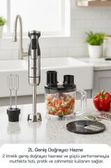 Sinbo SHB-7531 Çok Fonksiyonlu El Blender Seti | Doğrayıcı, Çırpıcı ve Rende Aparatlı
