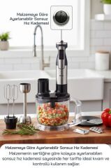 Sinbo SHB-7531 Çok Fonksiyonlu El Blender Seti | Doğrayıcı, Çırpıcı ve Rende Aparatlı