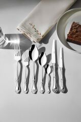 Nehir Lalezar Sade 12 Kişilik 89 Parça Kutulu Çatal Kaşık Bıçak Takımı