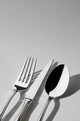 Nehir Lalezar Sade 12 Kişilik 89 Parça Kutulu Çatal Kaşık Bıçak Takımı