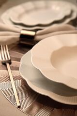 Kütahya Porselen Milena 26 Parça 6 Kişilik Yemek Takımı