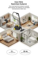 Sinbo 2000W 5 Bar Yüksek Basınçlı, 15 Başlıklı, 2 Lt, 110°C Profesyonel Buharlı Temizleyici SSC-6428