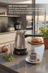 Sinbo SCM-9038 Türk Kahve Makinesi 500 ml – Paslanmaz Çelik Cezve – Otomatik Kapanma