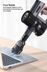 Sinbo SVC-8634 Kablosuz Dikey Süpürge Lacivert – Evcil Hayvan Tüyleri İçin Güçlü Multi Cyclone