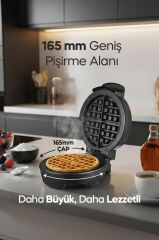 Sinbo SSM-2591 Belçika Tipi Waffle Makinesi – Yapışmaz Plaka, 4 Dilim Waffle, 1000W