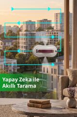 Kiwi KWC-7131 Pencere Temizleme Robotu | Otomatik Emiş & Çift Mop & Uzaktan Kumanda
