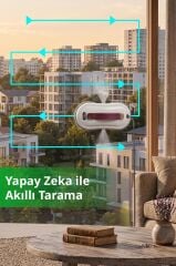 Kiwi KWC-7131 Pencere Temizleme Robotu | Otomatik Emiş & Çift Mop & Uzaktan Kumanda