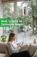 Kiwi KWC-7131 Pencere Temizleme Robotu | Otomatik Emiş & Çift Mop & Uzaktan Kumanda