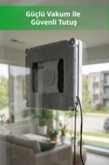 Kiwi KWC-7140 Pencere Temizleme Robotu | 3500Pa Emiş & 3 Mod & Su Hazneli