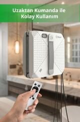 Kiwi KWC-7140 Pencere Temizleme Robotu | 3500Pa Emiş & 3 Mod & Su Hazneli