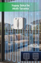 Kiwi KWC-7140 Pencere Temizleme Robotu | 3500Pa Emiş & 3 Mod & Su Hazneli