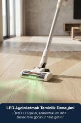 Sinbo SVC-8636 Kablosuz Dikey Şarjlı Süpürge 2200mAh Li-ion Bataryalı BLDC Motorlu Yeşil LED Işıklı