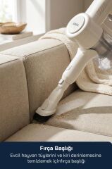 Sinbo SVC-8636 Kablosuz Dikey Şarjlı Süpürge 2200mAh Li-ion Bataryalı BLDC Motorlu Yeşil LED Işıklı