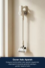 Sinbo SVC-8636 Kablosuz Dikey Şarjlı Süpürge 2200mAh Li-ion Bataryalı BLDC Motorlu Yeşil LED Işıklı