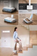 Kiwi KSC-4262 Şarjlı Islak-Kuru Gırgır Süpürge ve Zemin Temizleyici Mop