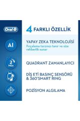 Oral-B Genius X AI Art of Brushing RoseGold Şarj Edilebilir Diş Fırçası Seyahat Kabı 456432 (4210201295594)