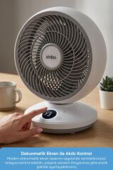 Sinbo SF-7702 MASAÜSTÜ KUMANDALI FAN