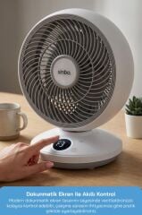 Sinbo SF-7702 MASAÜSTÜ KUMANDALI FAN