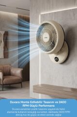 Sinbo SF-7702 Uzaktan Kumandalı Sessiz Mini Vantilatör Aroma Terapi Koku Yuvalı Otomatik Salınımlı