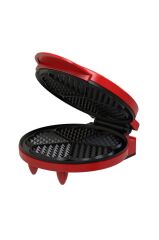 Sinbo SSM-2595 Waffle Makinesi 850W | 182 mm Yapışmaz Döküm Plaka Kırmızı | 5 Dilimli Waffle