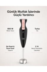 Fakir Silvino Stick Blender 900W - Siyah