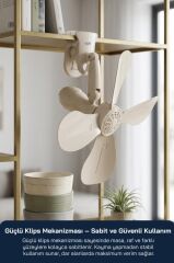 Sinbo SF-7706 Klipsli Vantilatör 10W Taşınabilir Mini Fan Sessiz Masa Tipi Fan
