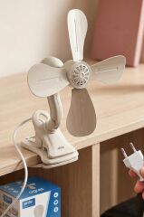 Sinbo SF-7706 Klipsli Vantilatör 10W Taşınabilir Mini Fan Sessiz Masa Tipi Fan
