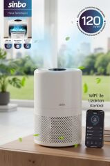 Sinbo SAP-5508 Akıllı H13 Hepa Filtreli Wifi Özellikli Hava Temizleyici
