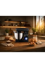 Maxychef Hamur Yoğurma & Stand Mikser 10 Lt 2000w Siyah