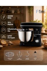Maxychef Hamur Yoğurma & Stand Mikser 10 Lt 2000w Siyah