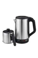 Sinbo STM-5850 Elektrikli Çay Makinesi 1500W Paslanmaz Çelik Çaycı 1.8L 2in1 Çay Makinesi