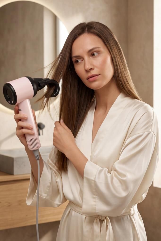 Sinbo SHD 1755 BLDC Saç Kurutma Makinesi 800W 110.000 RPM, Anti-Statik Başlıklı PEMBE