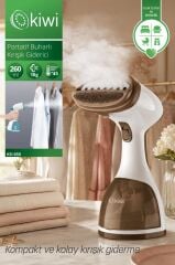 Kiwi KSI-650 Portatif Buharlı Kırışık Giderici | 1200 Watt & 18 g/dk Buhar & 260 ml Tank & 45 sn Isınma