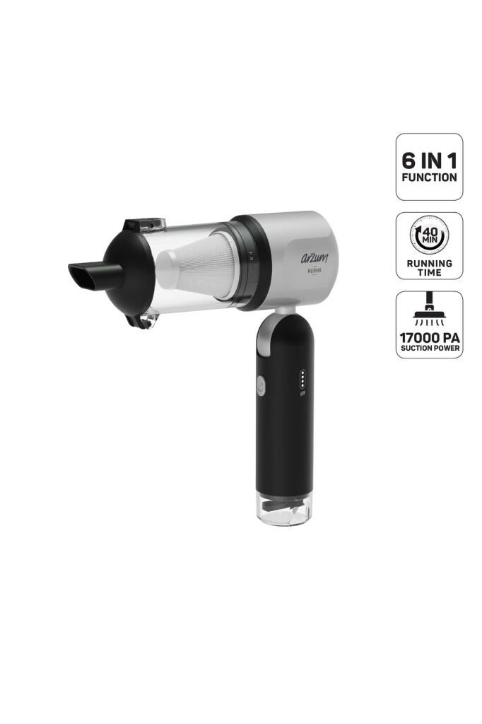 Arzum AR4500 Rushx 6-in-1 Araç İçi Süpürge 17000PA