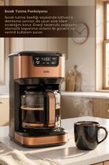 Sinbo SCM-9040 BRONZ Otomatik Zaman Ayarlı XL 14 Fincan Filtre Kahve Makinesi Dijital Göstergeli