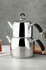 Nehir 29006 Maxi Modern Çelik Çaydanlık Takımı