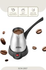 Scm-2957 Elektrikli Cezve Kahve Makinesi Inox